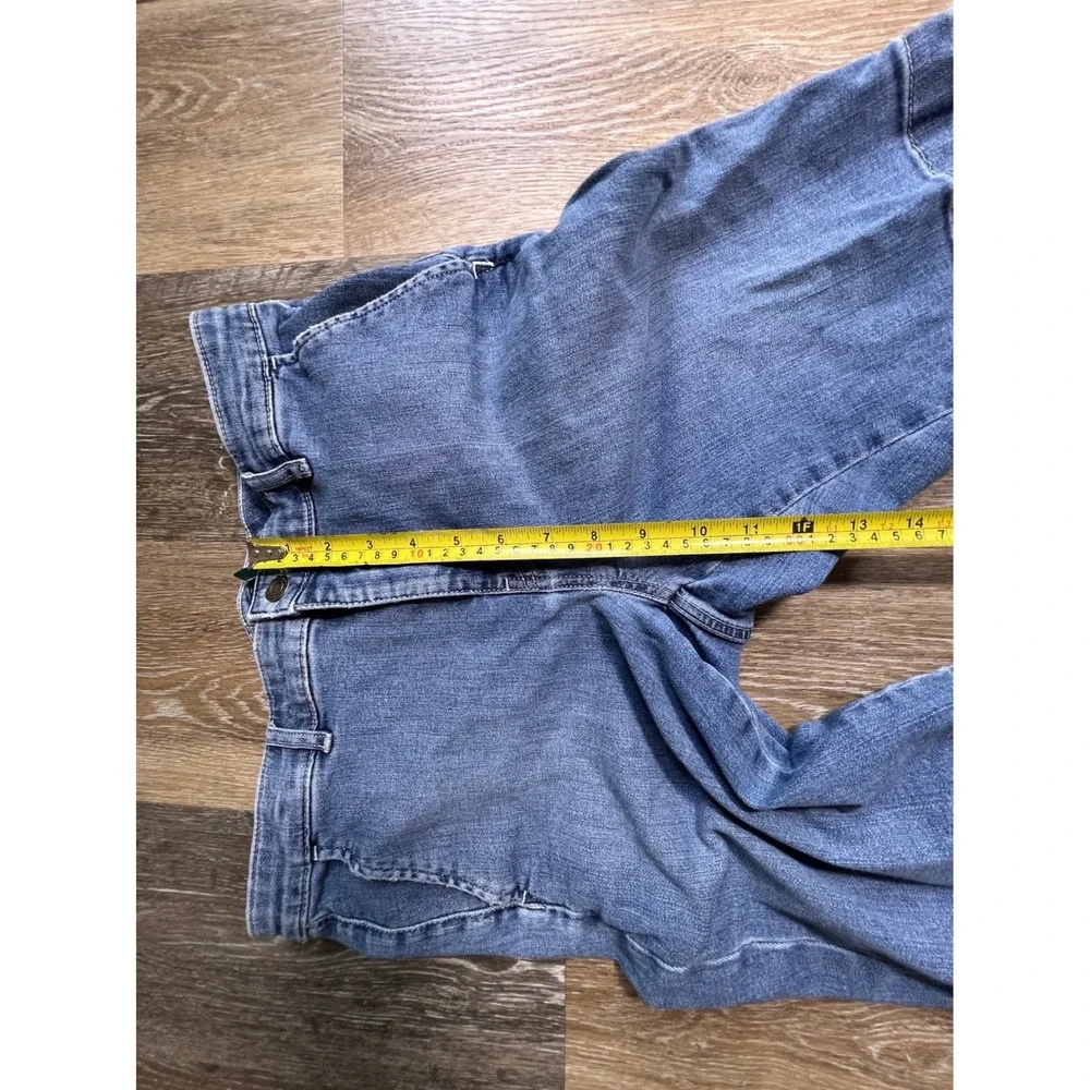 Lauren Ralph Lauren Denim Bermuda Shorts Womens‎ 8 Blue Mid Rise Stretch